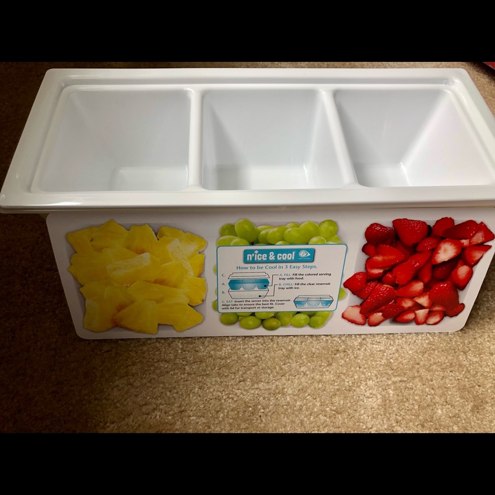 Chilled condiment caddy
